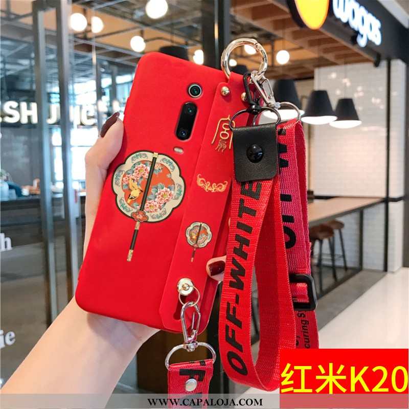 Capa Xiaomi Mi 9t Cordao Feminino Tendencia Telemóvel Vermelho, Capas Xiaomi Mi 9t Personalizado Ven