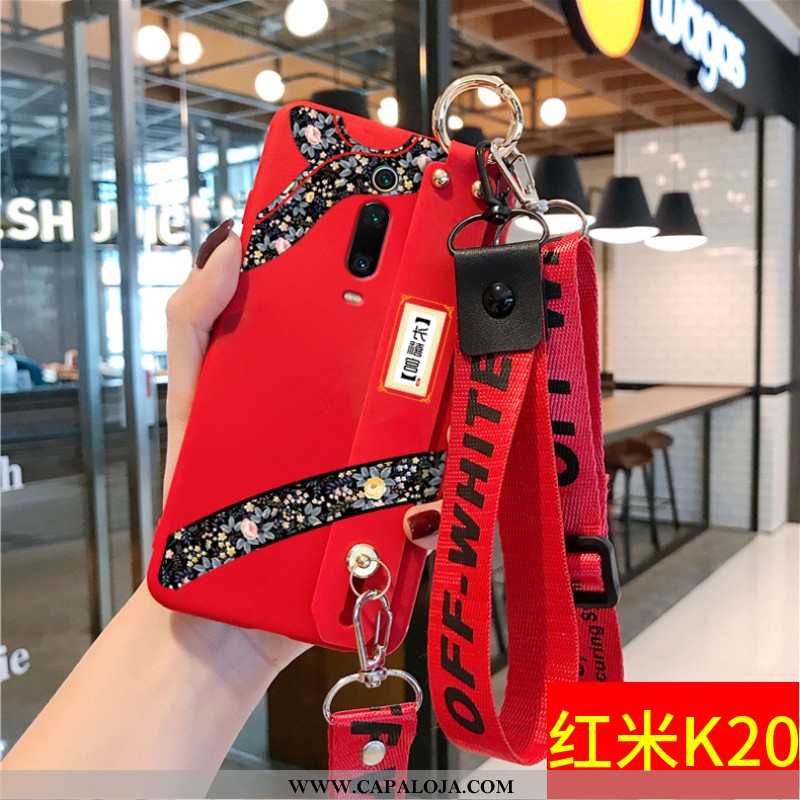 Capa Xiaomi Mi 9t Cordao Feminino Tendencia Telemóvel Vermelho, Capas Xiaomi Mi 9t Personalizado Ven