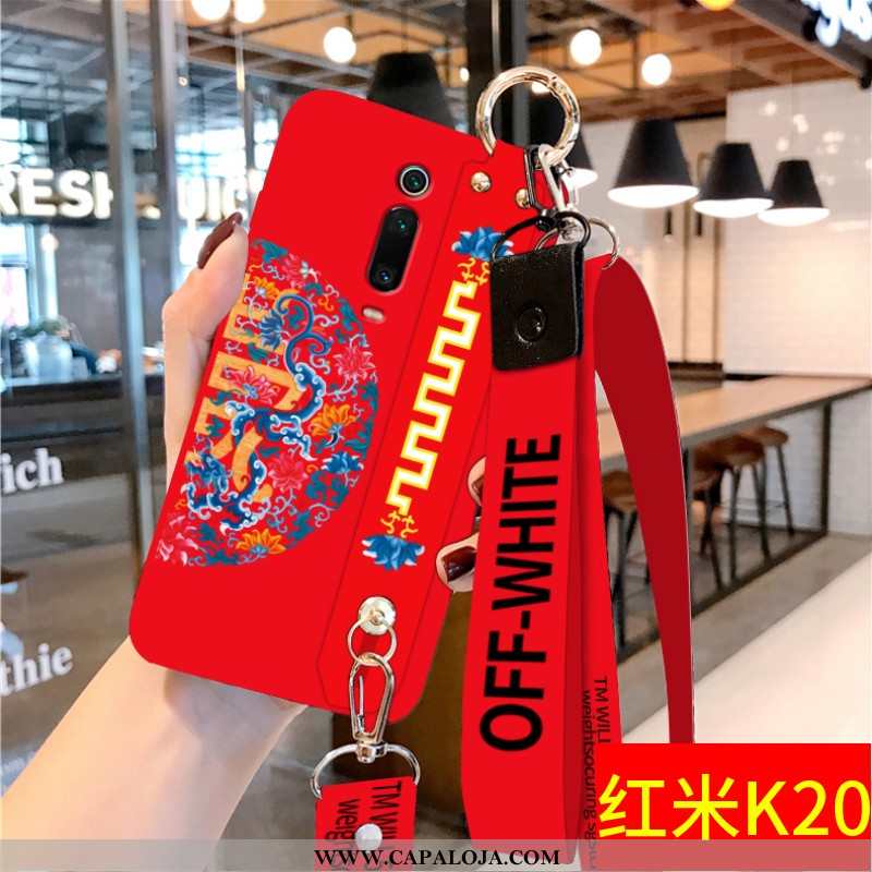 Capa Xiaomi Mi 9t Cordao Feminino Tendencia Telemóvel Vermelho, Capas Xiaomi Mi 9t Personalizado Ven