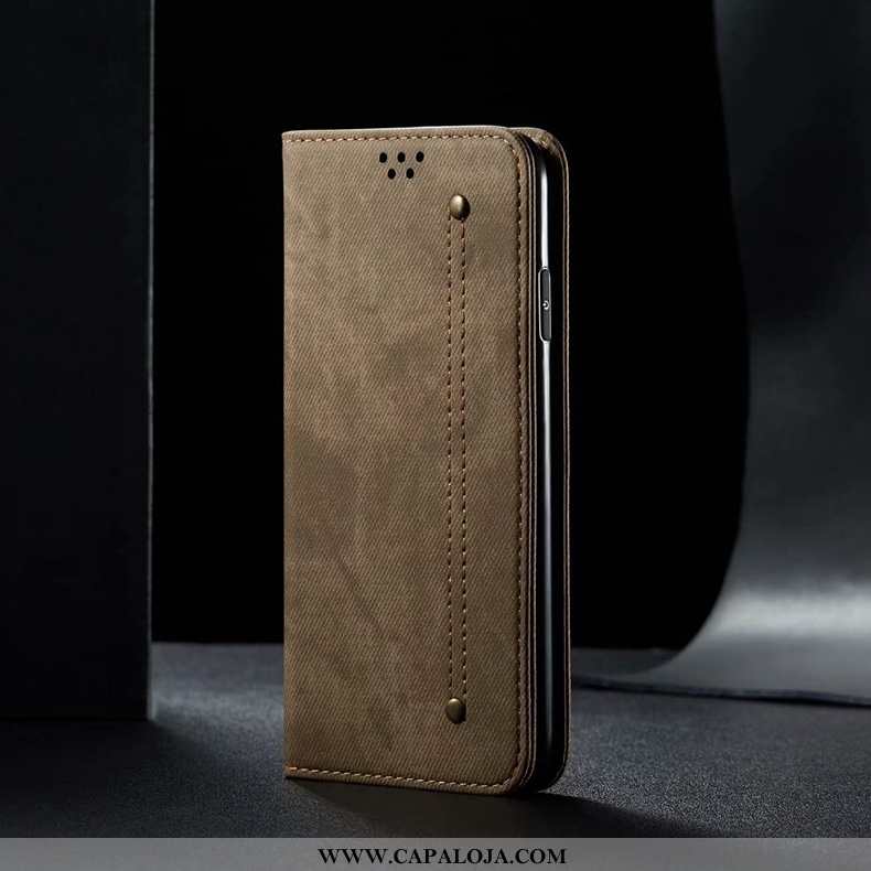 Capa Xiaomi Mi 9t Couro Genuíno Imã Marrom Capas Castanho, Xiaomi Mi 9t Couro Venda