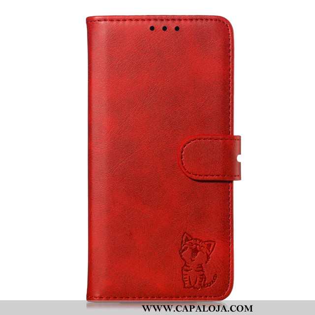 Capa Xiaomi Mi 9t Couro Masculino Telemóvel Antiqueda Vermelho, Capas Xiaomi Mi 9t Feminino Online