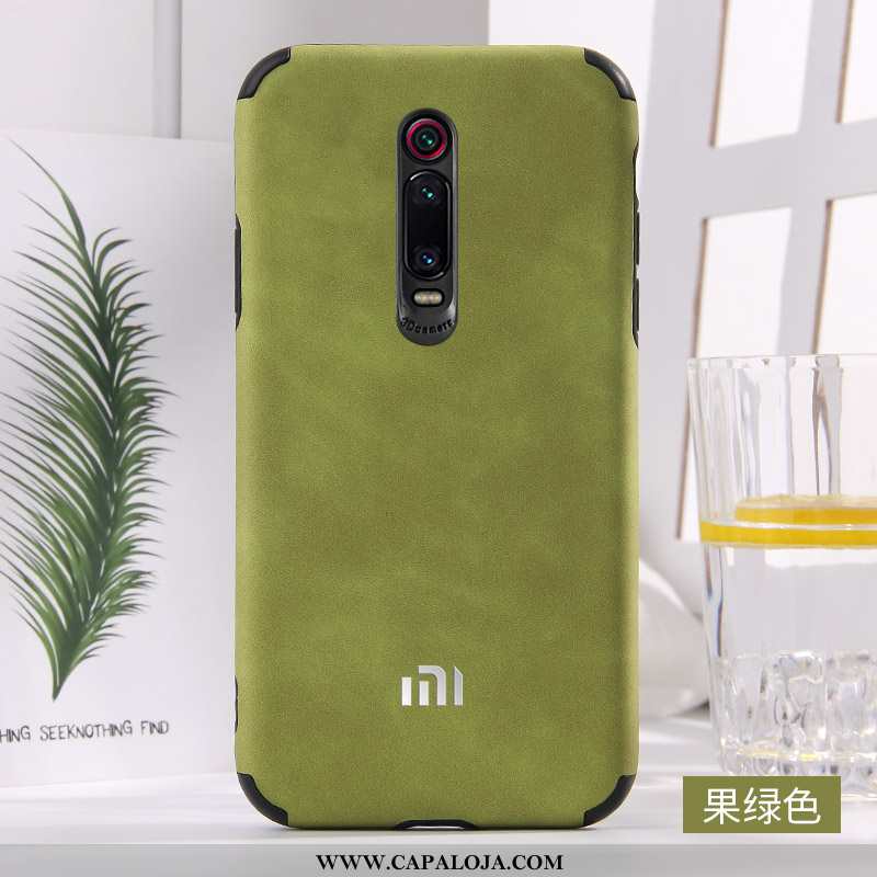 Capa Xiaomi Mi 9t Couro Simples Capas Casal Azul, Xiaomi Mi 9t Soft Barato