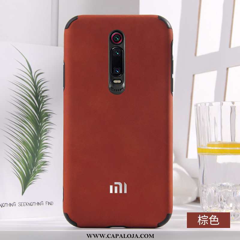 Capa Xiaomi Mi 9t Couro Simples Capas Casal Azul, Xiaomi Mi 9t Soft Barato