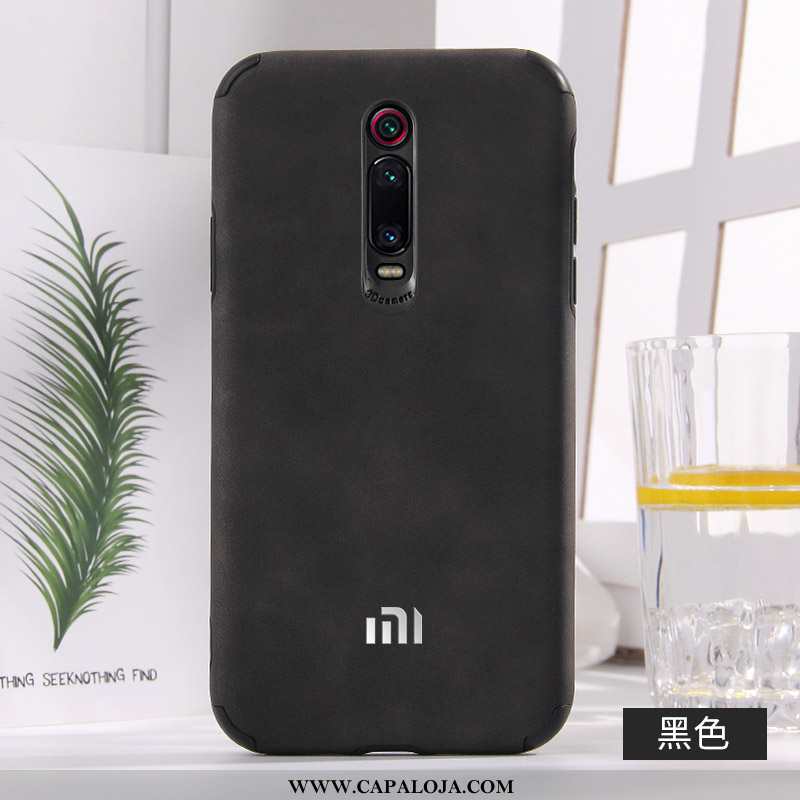 Capa Xiaomi Mi 9t Couro Simples Capas Casal Azul, Xiaomi Mi 9t Soft Barato