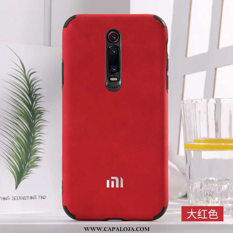 Capa Xiaomi Mi 9t Couro Simples Capas Casal Azul, Xiaomi Mi 9t Soft Barato