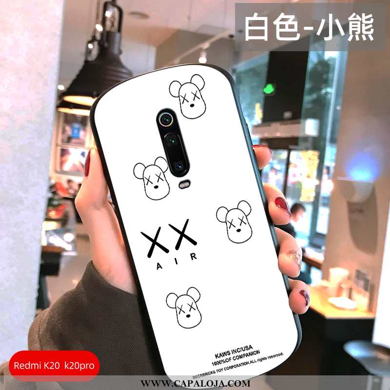 Capa Xiaomi Mi 9t Criativas Malha Cases Completa Branco, Capas Xiaomi Mi 9t Fofas Barato