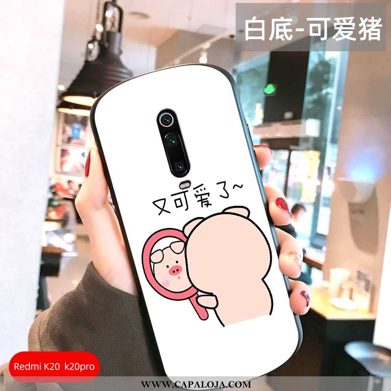 Capa Xiaomi Mi 9t Criativas Malha Cases Completa Branco, Capas Xiaomi Mi 9t Fofas Barato