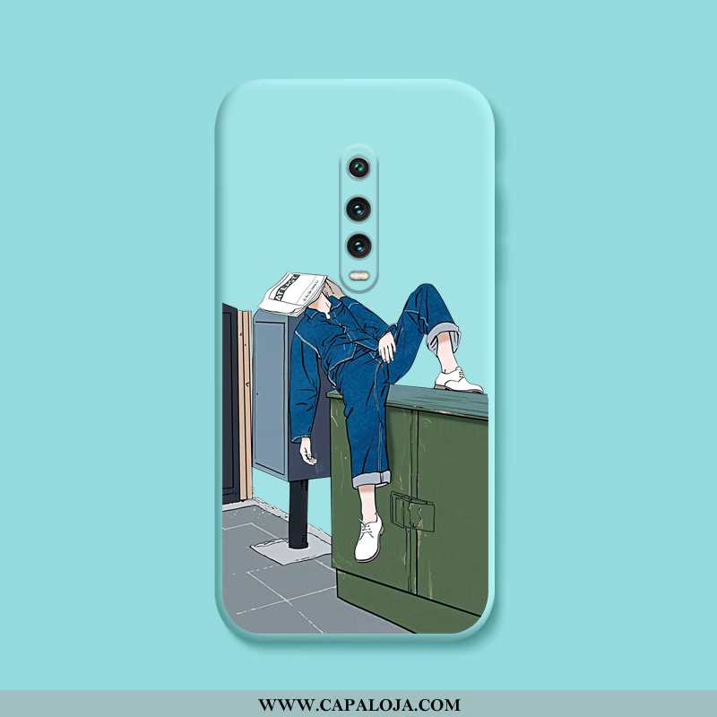 Capa Xiaomi Mi 9t Criativas Telemóvel Vermelha Tendencia Azul, Capas Xiaomi Mi 9t Desenho Animado Ba