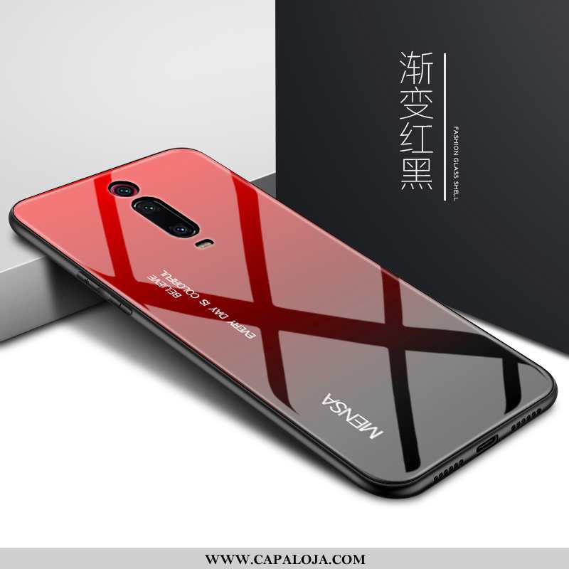 Capa Xiaomi Mi 9t Pro Criativas Cases Vidro Personalizada Vermelho, Capas Xiaomi Mi 9t Pro Protetora