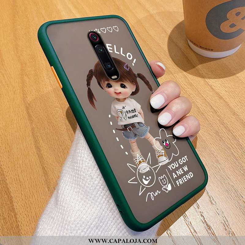 Capa Xiaomi Mi 9t Pro Desenho Animado Vermelha Verde Telemóvel, Capas Xiaomi Mi 9t Pro Slim Baratas