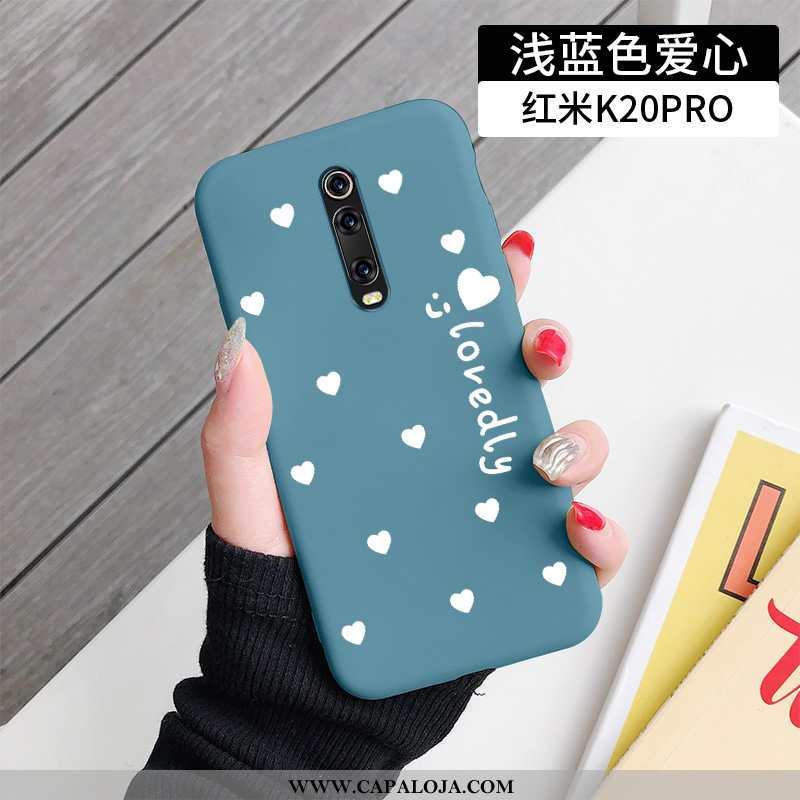 Capa Xiaomi Mi 9t Pro Fosco Super Soft Azul, Capas Xiaomi Mi 9t Pro Criativas Venda