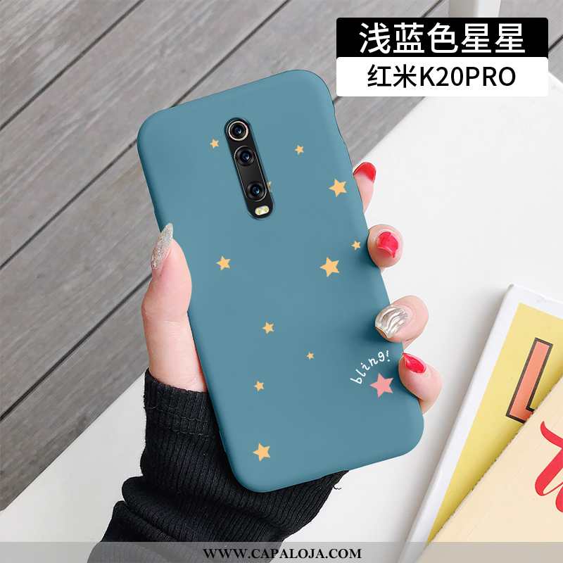 Capa Xiaomi Mi 9t Pro Fosco Super Soft Azul, Capas Xiaomi Mi 9t Pro Criativas Venda