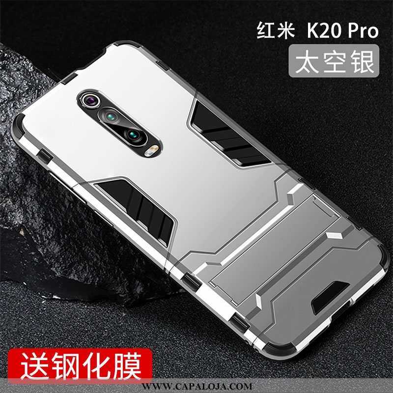 Capa Xiaomi Mi 9t Pro Protetoras Tendencia Antiqueda Grande Cinza, Capas Xiaomi Mi 9t Pro Silicone B