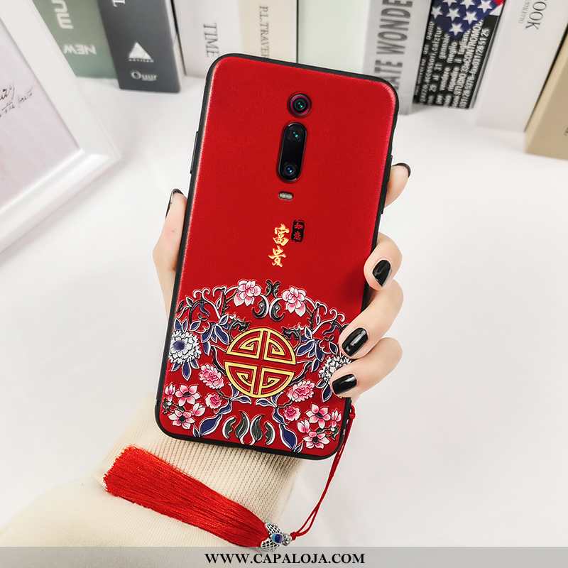 Capa Xiaomi Mi 9t Pro Retro Personalizada Silicone Palace Vermelho, Capas Xiaomi Mi 9t Pro Tendencia