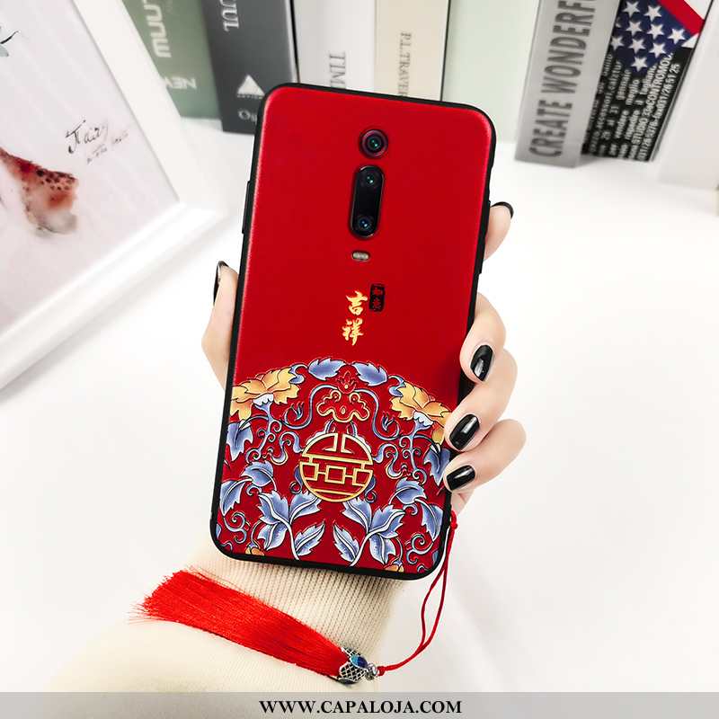 Capa Xiaomi Mi 9t Pro Retro Personalizada Silicone Palace Vermelho, Capas Xiaomi Mi 9t Pro Tendencia