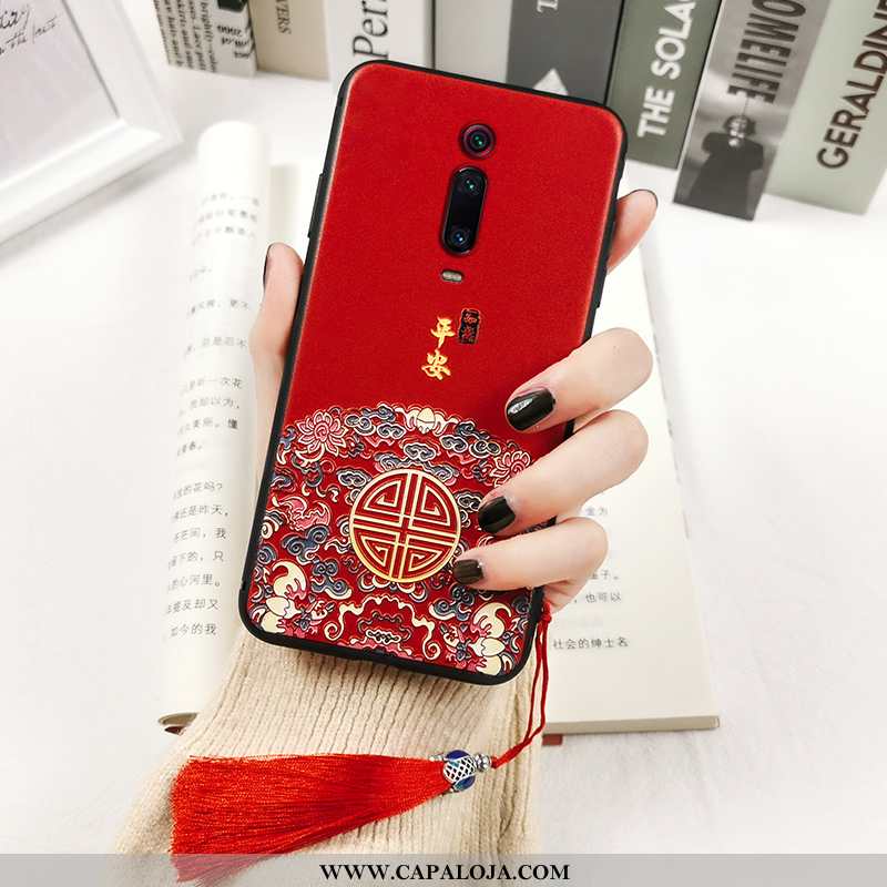 Capa Xiaomi Mi 9t Pro Retro Personalizada Silicone Palace Vermelho, Capas Xiaomi Mi 9t Pro Tendencia