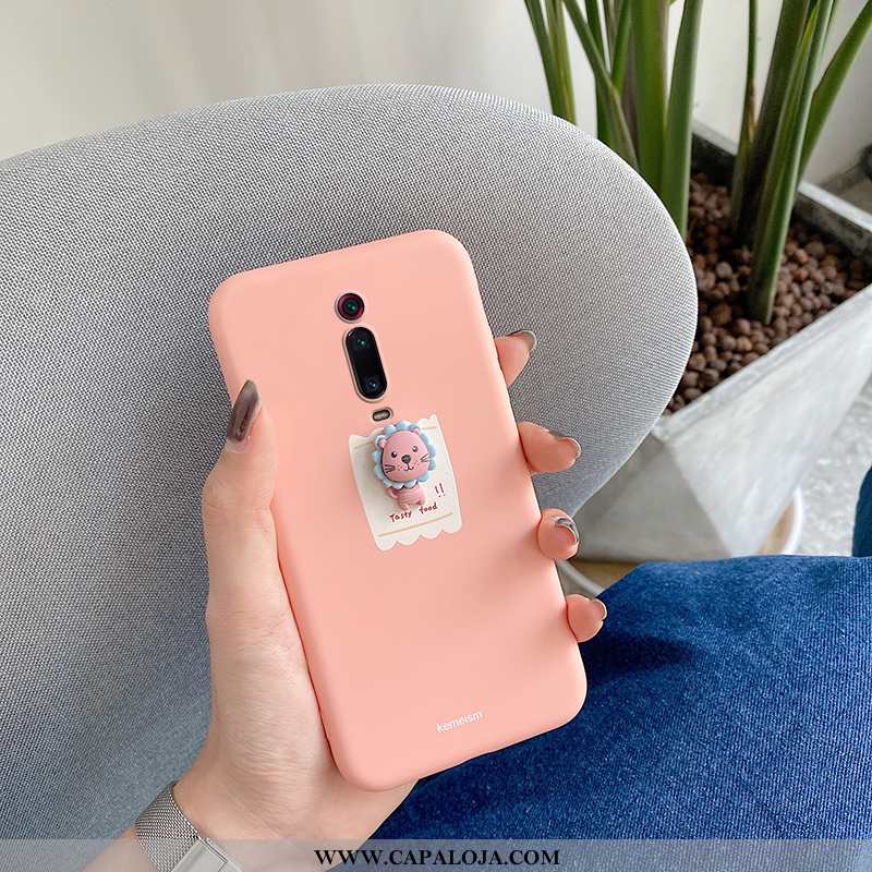 Capa Xiaomi Mi 9t Pro Silicone Cases Pequena Telemóvel Rosa, Capas Xiaomi Mi 9t Pro Criativas Barato