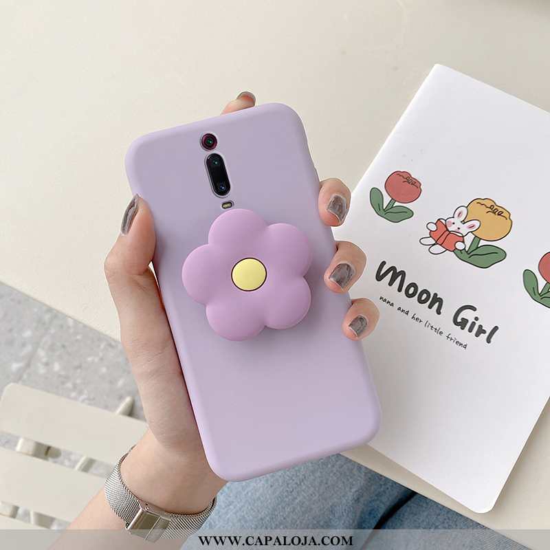 Capa Xiaomi Mi 9t Pro Soft Criativas Capas Silicone Roxo, Xiaomi Mi 9t Pro Protetoras Online