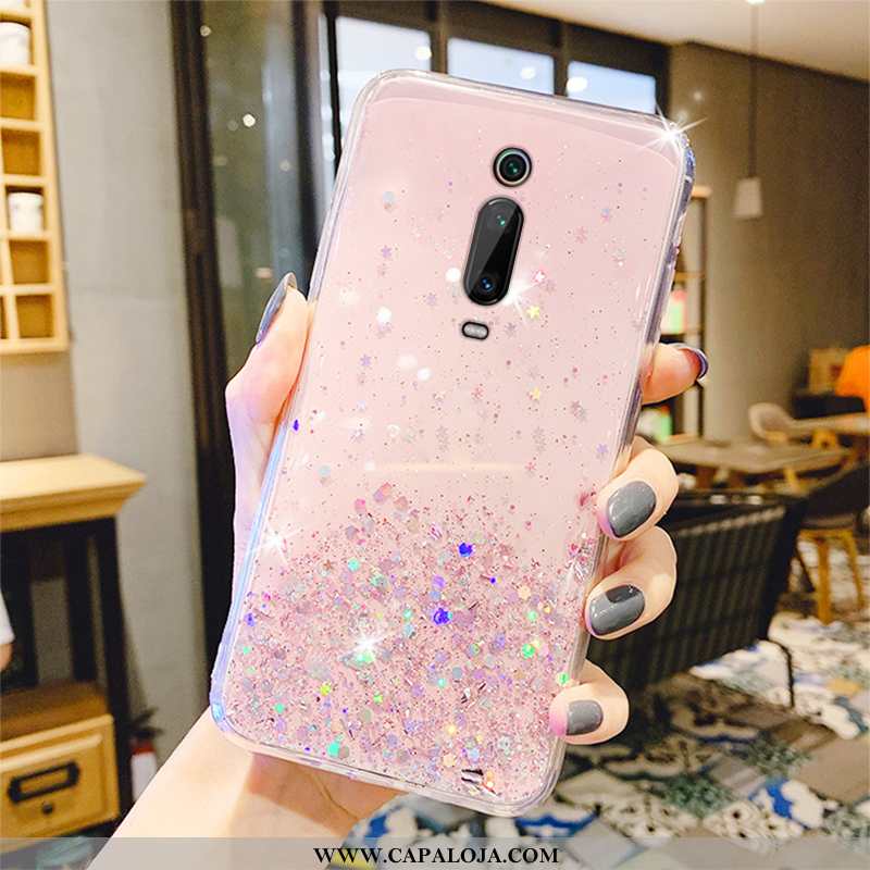 Capa Xiaomi Mi 9t Pro Transparente Casaco Rosa Antiqueda, Capas Xiaomi Mi 9t Pro Personalizada Barat