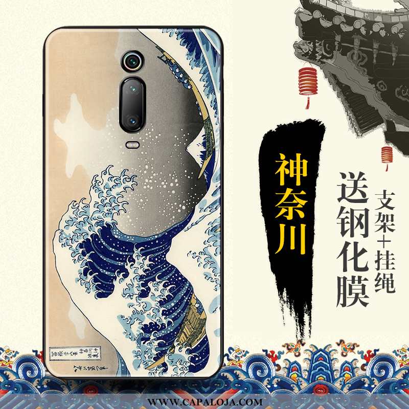 Capa Xiaomi Mi 9t Protetoras Vermelha Telemóvel Capas Azul, Xiaomi Mi 9t Tendencia Barato