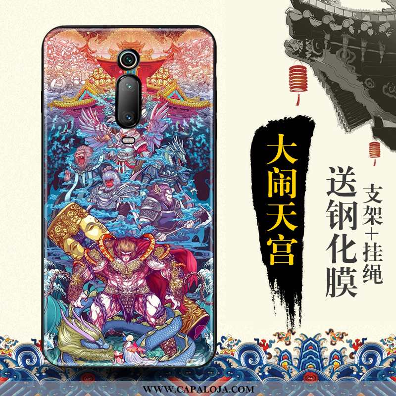 Capa Xiaomi Mi 9t Protetoras Vermelha Telemóvel Capas Azul, Xiaomi Mi 9t Tendencia Barato