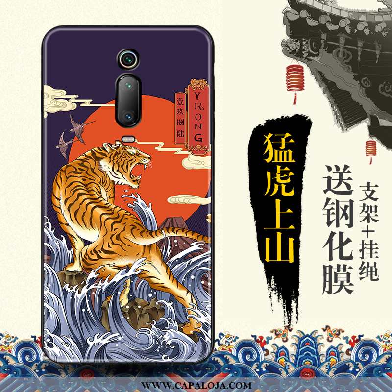 Capa Xiaomi Mi 9t Protetoras Vermelha Telemóvel Capas Azul, Xiaomi Mi 9t Tendencia Barato