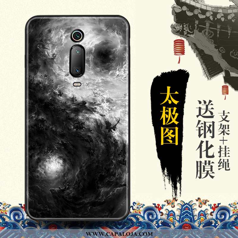 Capa Xiaomi Mi 9t Protetoras Vermelha Telemóvel Capas Azul, Xiaomi Mi 9t Tendencia Barato