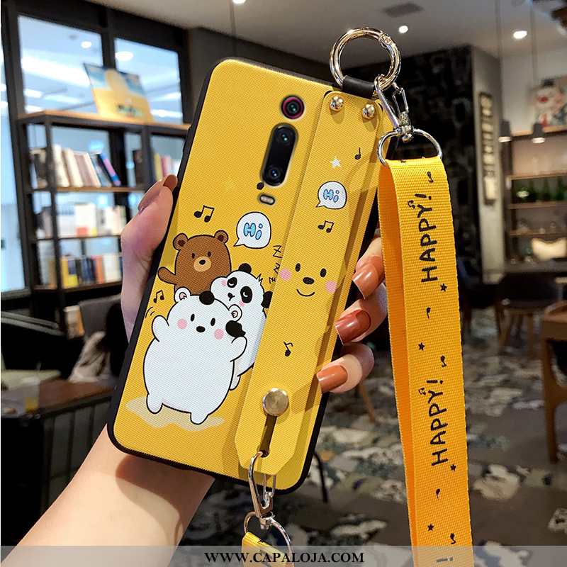 Capa Xiaomi Mi 9t Soft Feminino Cases Telinha Amarelo, Capas Xiaomi Mi 9t Protetoras Comprar