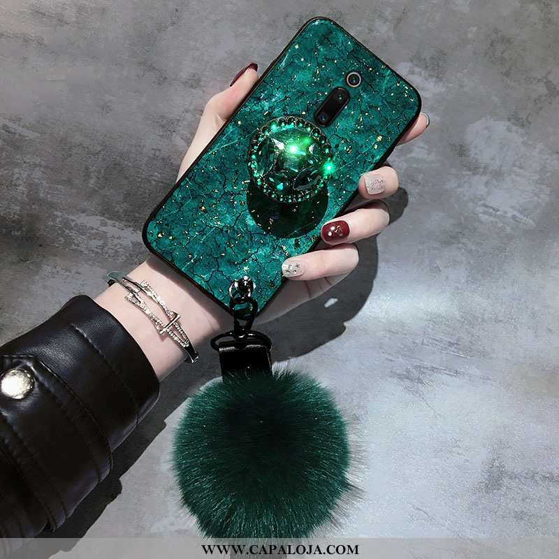 Capa Xiaomi Mi 9t Tendencia Cola Protetoras Moda Verde, Capas Xiaomi Mi 9t Soft Online