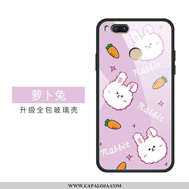 Capa Xiaomi Mi A1 Criativas Rosa Telemóvel Casal, Capas Xiaomi Mi A1 Desenho Animado Baratas