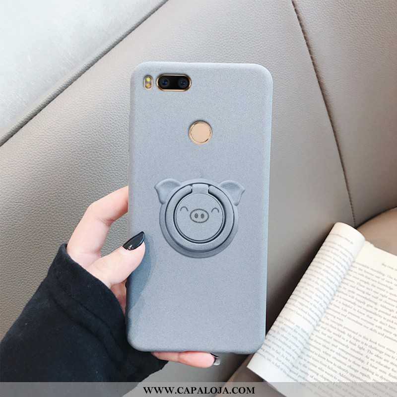 Capa Xiaomi Mi A1 Fosco Cola Capas Protetoras Azul Escuro, Xiaomi Mi A1 Soft Baratas