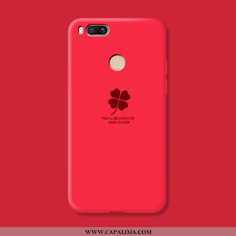 Capa Xiaomi Mi A1 Personalizada Tendencia Vermelha Pequena Vermelho, Capas Xiaomi Mi A1 Criativas On