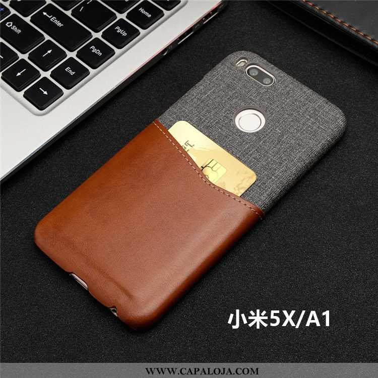 Capa Xiaomi Mi A1 Protetoras Capas Cases Telemóvel Castanho, Xiaomi Mi A1 Marrom Barato