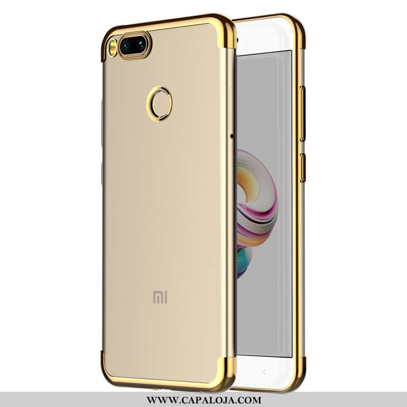 Capa Xiaomi Mi A1 Slim Super Cases Capas Dourado, Xiaomi Mi A1 Soft Barato