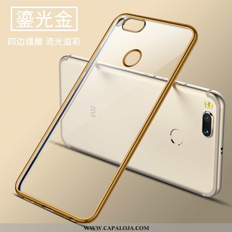 Capa Xiaomi Mi A1 Slim Super Cases Capas Dourado, Xiaomi Mi A1 Soft Barato