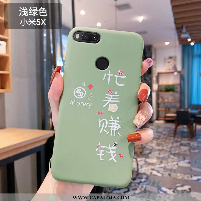 Capa Xiaomi Mi A1 Soft Completa Feminino Casal Verde, Capas Xiaomi Mi A1 Silicone Barato