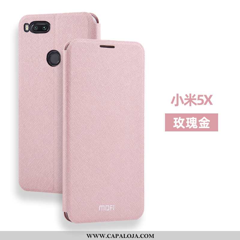 Capa Xiaomi Mi A1 Soft Couro Masculino Silicone Rosa, Capas Xiaomi Mi A1 Protetoras Baratas