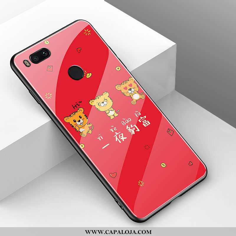 Capa Xiaomi Mi A1 Tendencia Vermelha Criativas Estilosas Vermelho, Capas Xiaomi Mi A1 Soft Promoção