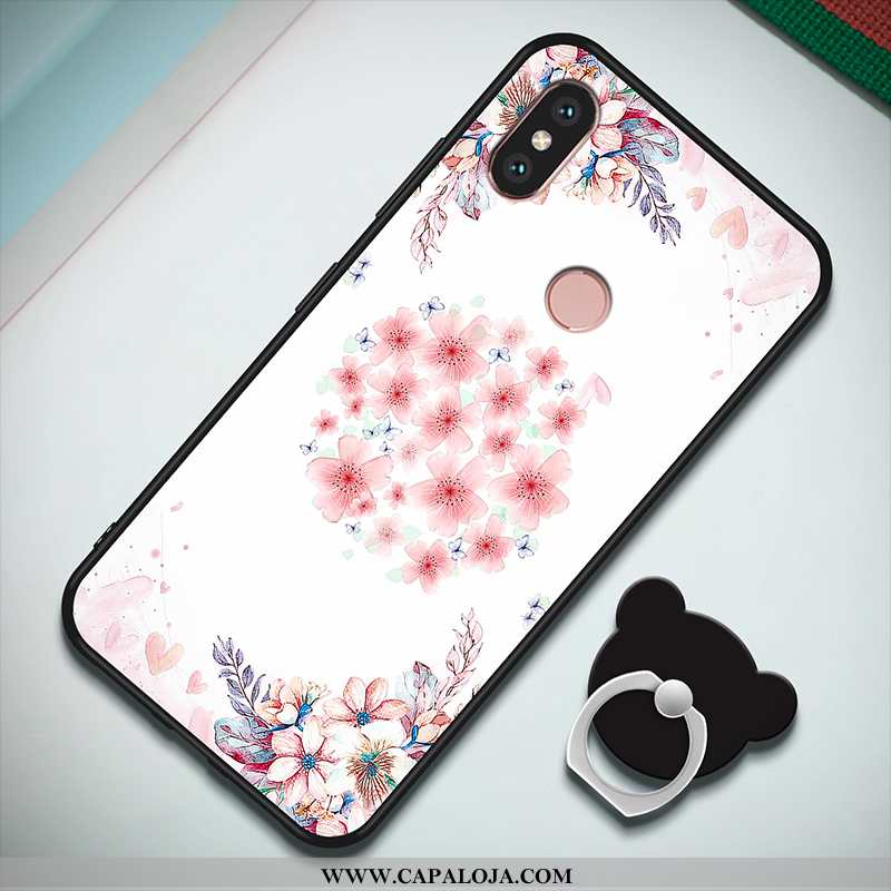 Capa Xiaomi Mi A2 Criativas Telinha Antiqueda Capas Rosa, Xiaomi Mi A2 Desenho Animado Comprar