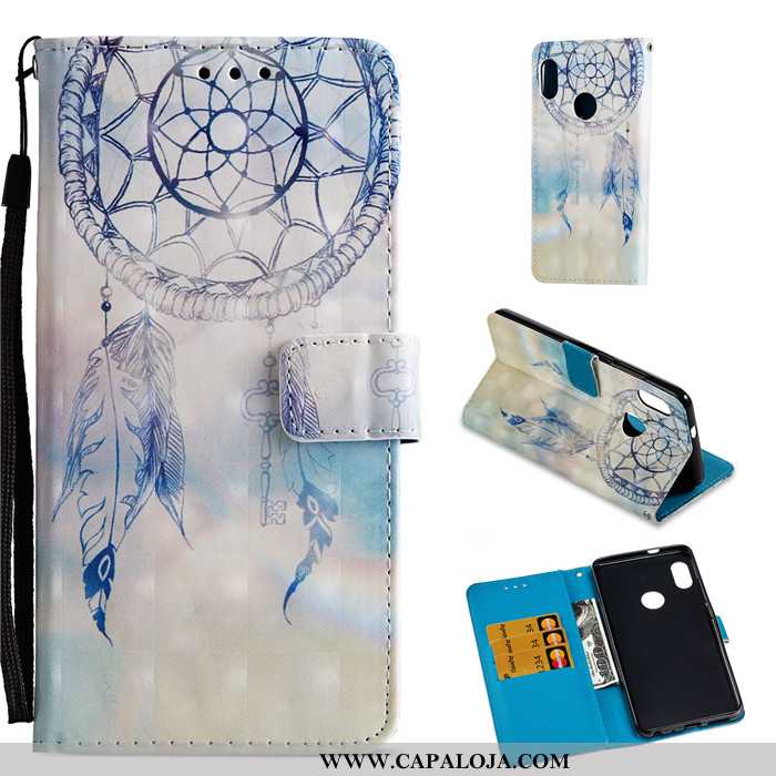 Capa Xiaomi Mi A2 Desenho Animado Capas Protetoras Antiqueda Azul, Xiaomi Mi A2 Bonitos Online