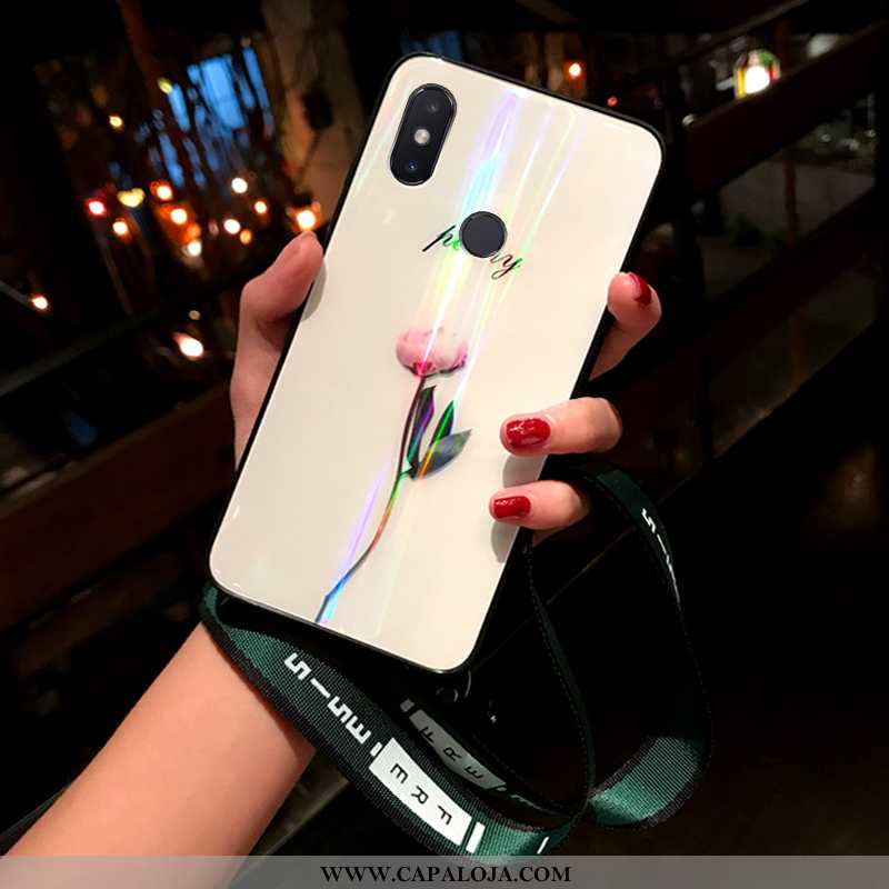 Capa Xiaomi Mi A2 Estilosas Primavera Branco Feminino, Capas Xiaomi Mi A2 Personalizado Baratos