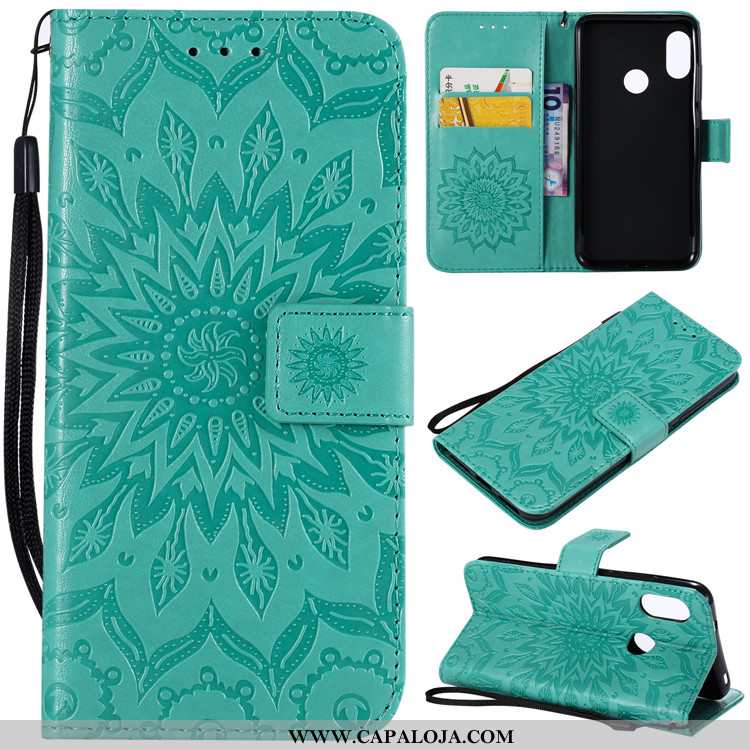 Capa Xiaomi Mi A2 Lite Couro Verde Telemóvel Capas, Xiaomi Mi A2 Lite Soft Online