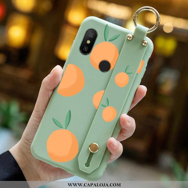 Capa Xiaomi Mi A2 Lite Personalizada Floridas Fofas Tendencia Azul, Capas Xiaomi Mi A2 Lite Criativa