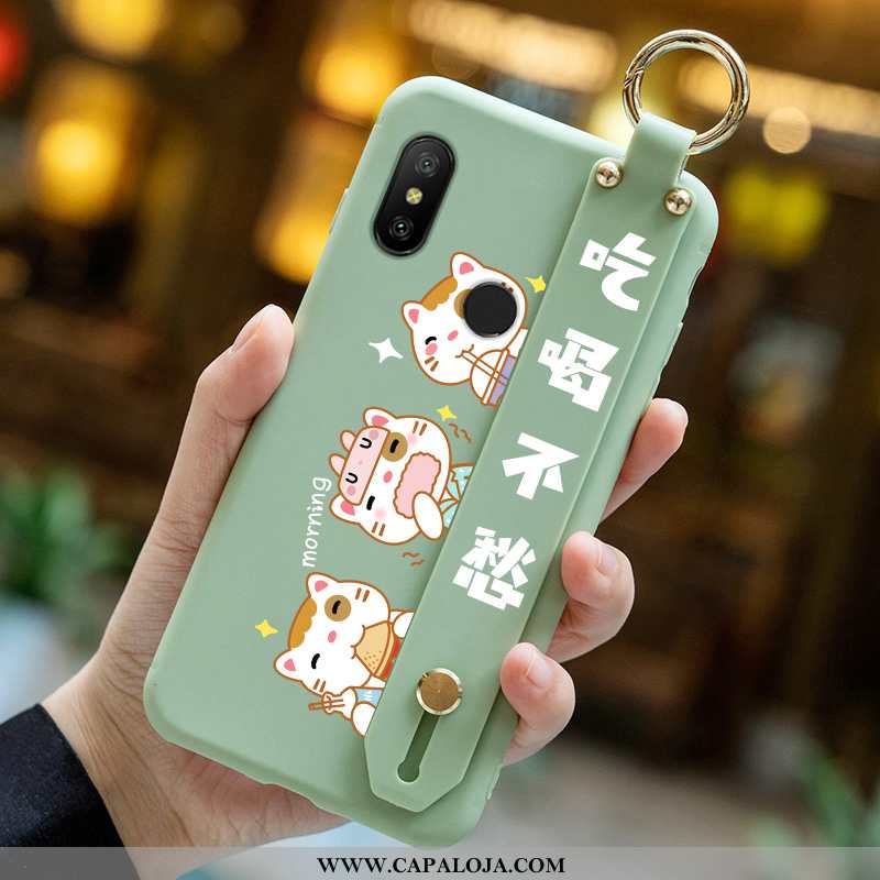 Capa Xiaomi Mi A2 Lite Personalizada Floridas Fofas Tendencia Azul, Capas Xiaomi Mi A2 Lite Criativa