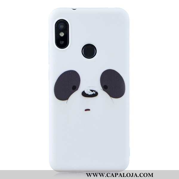 Capa Xiaomi Mi A2 Lite Tendencia Vermelha Azul Escuro Pequena, Capas Xiaomi Mi A2 Lite Fosco Baratas