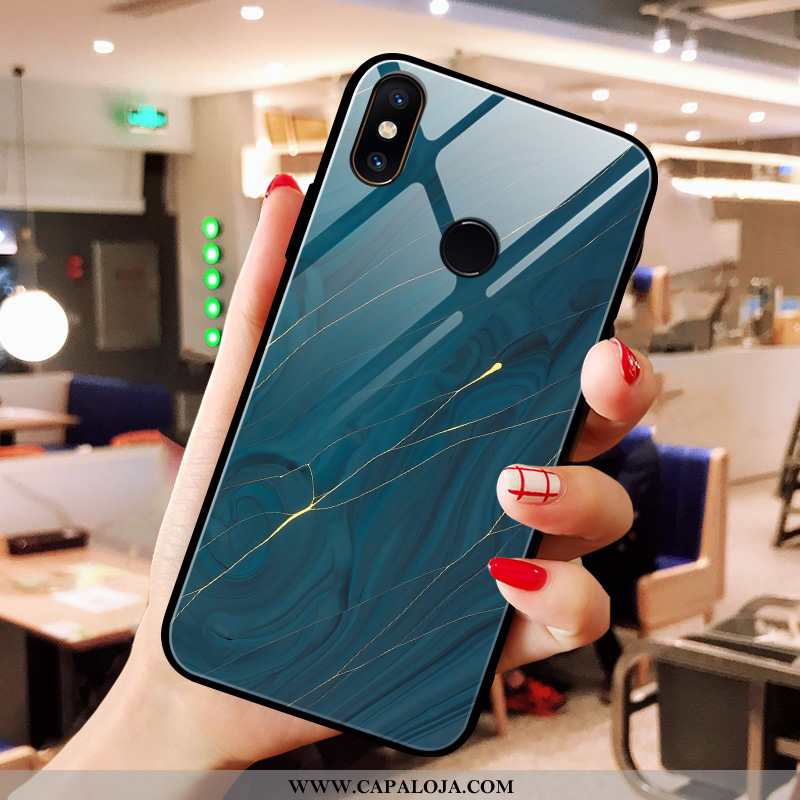 Capa Xiaomi Mi A2 Personalizado Casal Vermelha Minimalista Azul, Capas Xiaomi Mi A2 Criativas Venda