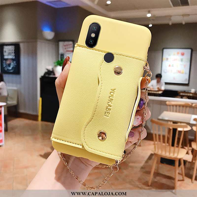 Capa Xiaomi Mi A2 Protetoras Amarelo Capas Carteira, Xiaomi Mi A2 Silicone Promoção