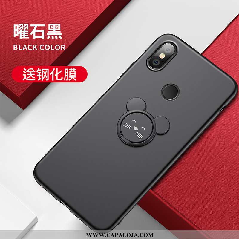 Capa Xiaomi Mi A2 Soft Criativas Simples Cases Rosa, Capas Xiaomi Mi A2 Protetoras Baratos