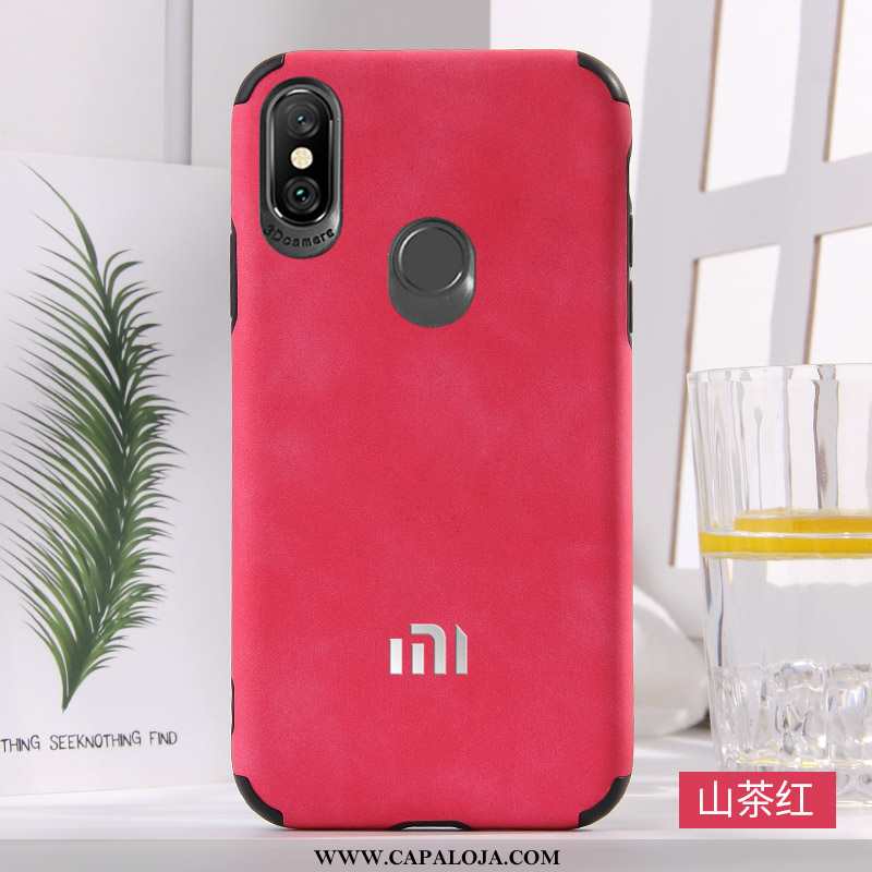 Capa Xiaomi Mi A2 Soft Feminino Silicone Tendencia Vermelho, Capas Xiaomi Mi A2 Protetoras Promoção