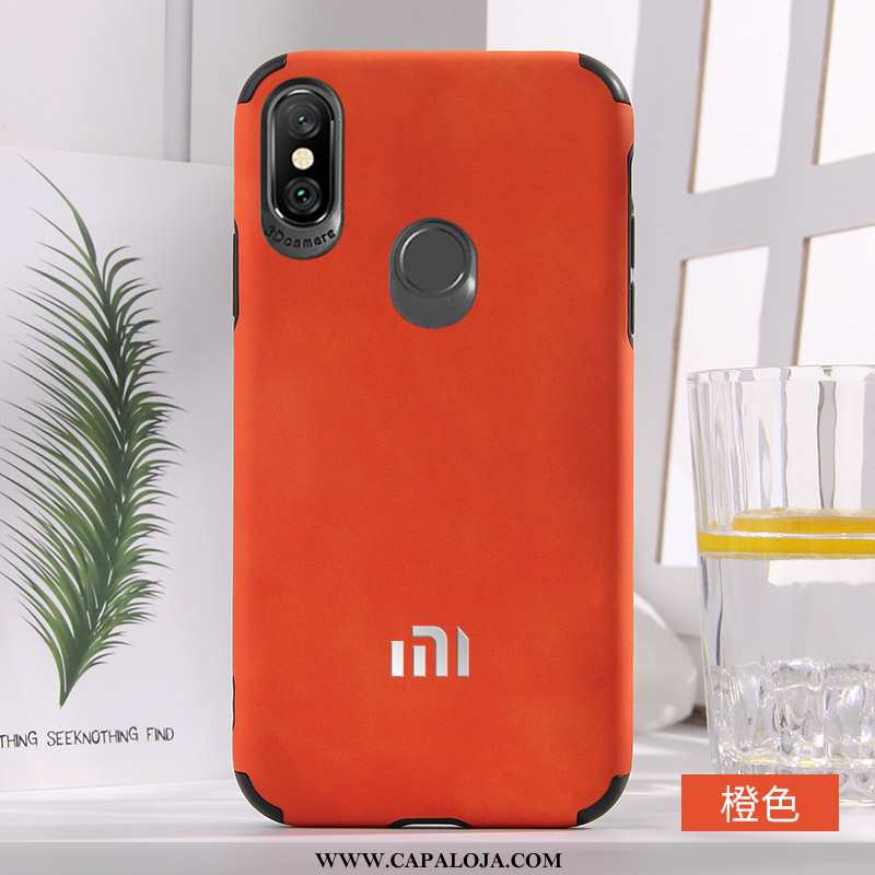 Capa Xiaomi Mi A2 Soft Feminino Silicone Tendencia Vermelho, Capas Xiaomi Mi A2 Protetoras Promoção